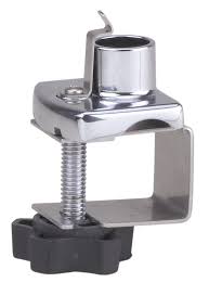 It is tightly screwed to the surface, and depending on the size and weight of the flag and pole, normally three or four screws should be enough, but there are other brackets that can be sufficiently supported with two screws only. Perko Inc Catalog Deck Hardware Clamp On Flag Pole Socket 1322