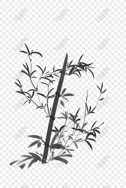 Black And White Ink Bamboo Watercolor Hand Drawn Illustration Png Image Picture Free Download 611208984 Lovepik Com