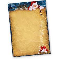Ob einfach, tabellarisch, klassisch oder modern: Weihnachtspapier A4 Nordpol Express 100 Sets O F Fur Firmen