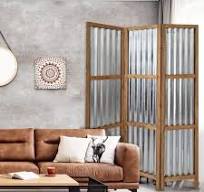 Tin Freestanding Sliding Room Dividers