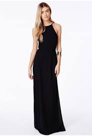 Missguided Pascaline Black High Neck Strappy Maxi Dress Maxi Dress Prom Black Maxi Dress Maxi Dress