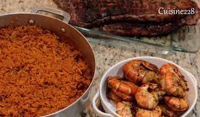 Riz Au Gras Au Poulet Cuisine 228 Francais Riz Jollof