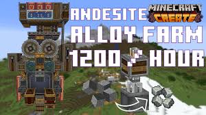 Minecraft Create Mod: Automatic Andesite Alloy Farm - Youtube