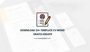 50 Download Template Cv Word Gratis Kreatif