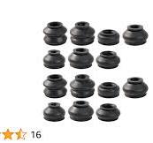 6-Piece Tie Rod Boot Kit - Rubber Dust Covers For Ball Joints & Suspension  Parts