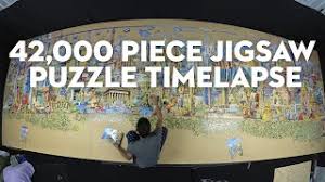 It is now for sale online overtaking previous big jigsaw puzzle record holders such as several 18000 piece. 42 000 Piece Jigsaw Puzzle Timelapse Youtube
