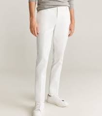 Jupe fluide mango taille 34, avec motifs et perles. Pantalon Chino Blanc Tissu Stretch Serge Coupe Slim Mango Mode Tendance 2021