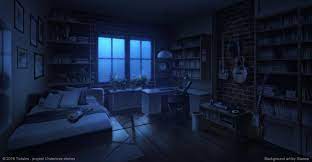 Anime bedroom background night time bedroom drawing living room background bedroom night. Bed Room Night Visual Novel Background By Giaonp On Deviantart Episode Interactive Backgrounds Anime Background Bedroom Night