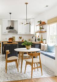 Kitchen seating areas should incorporate at least the following clearances: 15 Small Dining Room Ideas To Make The Most Of Your Space Better Homes Gardens