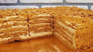 торт медовик без раскатки коржей нежный ароматный очень вкусный Medovik Tayushij Vo Rtu Asalli Tort Osongina Usuli Honey Cake Recipe Yummy Cakes Napoleon Dessert
