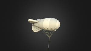 A barrage balloon was three times the size of a cricket pitch. The Personal Barrage Balloon 3d Model By Fatsheep Fatsheep 9156240