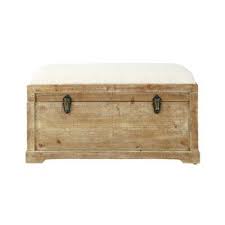 Banc Avec Coffre De Rangement En Sapin Et Coton Maisons Du Monde Coffre De Rangement Banc Coffre De Rangement Banc De Rangement