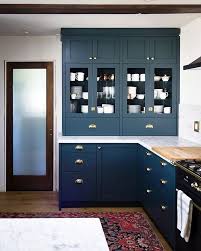 Navy Kitchen With A Stunning Built In Navy Kitchen Home Decor Quotes Kitchen Decor Apartment