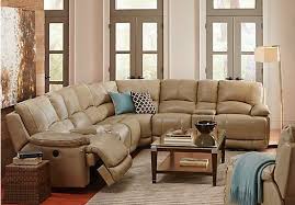 cindy crawford van buren beige 8pc sectional living room leather living room partition design brown living room decor