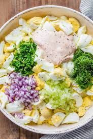 Truly The Best Egg Salad Recipe Hard Boiled Eggs With Celery Dill Seasoning And Chives In Creamy Dressi Egg Salad Recipe Best Egg Salad Recipe Salad Recipes