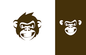 Create A Chimpanzee Monkey Logo Icon For Eat Dirt Mud Run By Eugen Ed Monkey Logo Hobby Horse Monkey Design