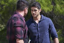 Ziggy and tane are all smiles. Home And Away Newcomer Tane Parata Clashes With His Brother Ari