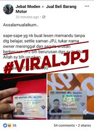 Dengan mempunyai lesen kereta manual (d) tidak bererti anda boleh membawa pembaharuan lesen memandu vokasional boleh dilakukan di jpj negeri/cawangan, utc dan kaunter 1jpj. Lesen Terbang Datang Jabatan Pengangkutan Jalan Malaysia Facebook