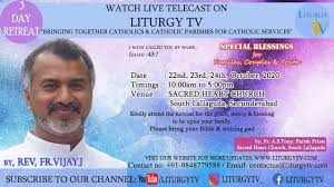 Women love to be called baby. Live Retreat Day 1 Afternoon Session Fr Vijay J Sacred Heart Church 22 10 2020 Youtube