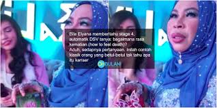 Elyana atau nama sebenarnya erneelya elyana emrizal membuat pengakuan tersebut secara terbuka selepas diumumkan tersingkir di konsert minggu kelima gv 4 pada malam. Dari Stage 4 Tukar Stage 2 Tolonglah Dsv Bekas Pesakit Kanser Selar Kenyataan Dsv