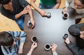 Image result for employees having coffee at office