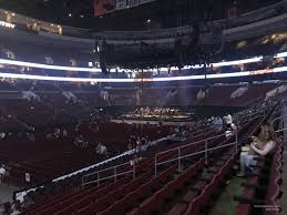 wells fargo center section 110 concert seating