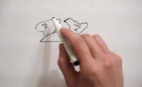 Preparation Du Moulage Avec Dessin De 2 Poules Amoureuses Poule Amour Moulage