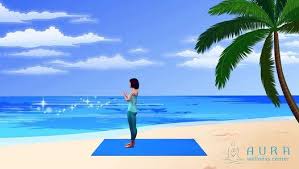 Aura Sun Salutation Video Dailymotion Surya Namaskar Yoga Postures Yoga Techniques