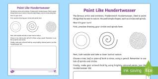 Discover how to create the illusion of depth when drawing or painting. Friedensreich Hundertwasser Activity Teacher Made