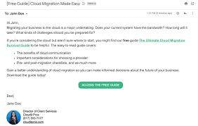 You can even add discount coupons or mention the discount price in this email to make it even more effective. 34 Free Email Templates Examples For Small Businesses