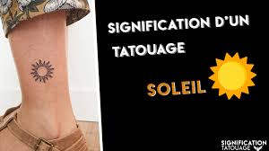 Signification Tatouage Soleil Signification Tatouage