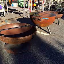 Shop hidden tank fire pits online at woodland direct. Custom Built Steel Fire Pit Kudzu Antiques
