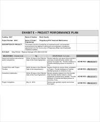 8+ Performance Plan Templates - Free Sample, Example Format Download ...