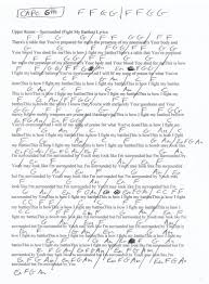 Surrounded Upper Room Guitar Chord Chart Capo 6th Fret Guitar Chord Chart Learn Guitar Songs Worship Lyrics