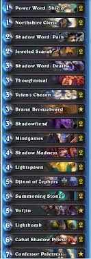 1 holy smite x 1. Hearthstone Priest Deck Imgur