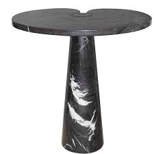 Black And White Marble Side Table Black And White Marble Side Table By Angelo Mangiarotti Liked On Polyvore Featuring Home Furniture Ta White Marble Side Table Marble Side Tables Side Table