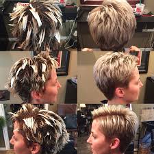 Balayage On Super Short Hair Short Hair Styles Very Short Hair Hair Styles