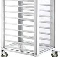 Amazon.com: LXHELIVERY Bakery Baking Pan Cart Heavy Duty ...
