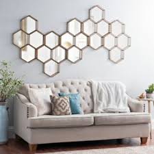 Katy Metal Hexagons Mirror Hexagon Mirror Mirror Decor Living Room Wall Mirror Decor Living Room