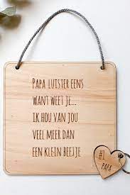 Wat een klein groot wonder, van jou en van mij. Pin Op Vaderdag
