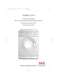 Aeg Electrolux L5214 User Manual Manualzz