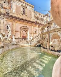 Palermo S Fontana Pretoria Is One Of The City S Major Landmarks It S An Over The Top Tiered Fountain You Have To Instagram Travel Inspiration Fontana Palermo