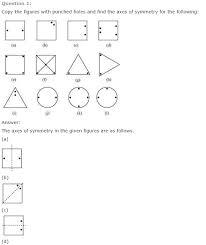 maths book ch 14 symmetry ncert solutions class 7