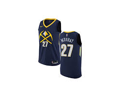 Murray flies through traffic for the slam. Jamal Murray Men S Denver Nuggets 27 Authentic Navy Blue City Edition Jersey