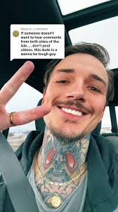 Replying to @. Neck tattoos. Tattoos in general make me a wanna be tough  guy. Who else wants me to go live with this guy? #alphabetlegs #inkedmen  #tylorgrey