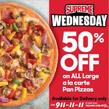 In a battle between pan pizza vs. Pizza Hut Supreme Wednesday Delivery Promo June 26 2019 Pizza Hut Supreme Pizza Hut Pizza