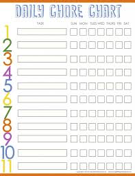 Create A Chore Chart That Works Lista De Limpiesa Para Los
