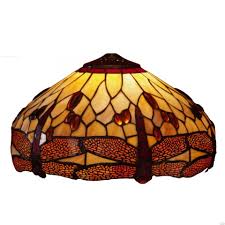 Our replacement lighting shades come from leading manufacturers such as access lighting, design classics lighting, minka aire and quorum lighting that choose from more than a dozen popular styles of glass shades to replace a broken shade or give your space a new look. Golden Dragonfly Medium Tiffany Shade Tiffany Lighting Direct