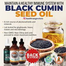 Maintain A Healthy Immune System With Black Cumin Seed Oil Cumin Seed Seed Oil Nutrition