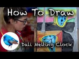 Wall clock modern dali clock melting clock clock design salvador dali cool clocks interior high noon has melted melting desk clock, surreal time, melted clock, homage to salvador dali. Learn How To Draw Salvador Dali Melting Clocks Step By Step Guide Age 5 Youtube